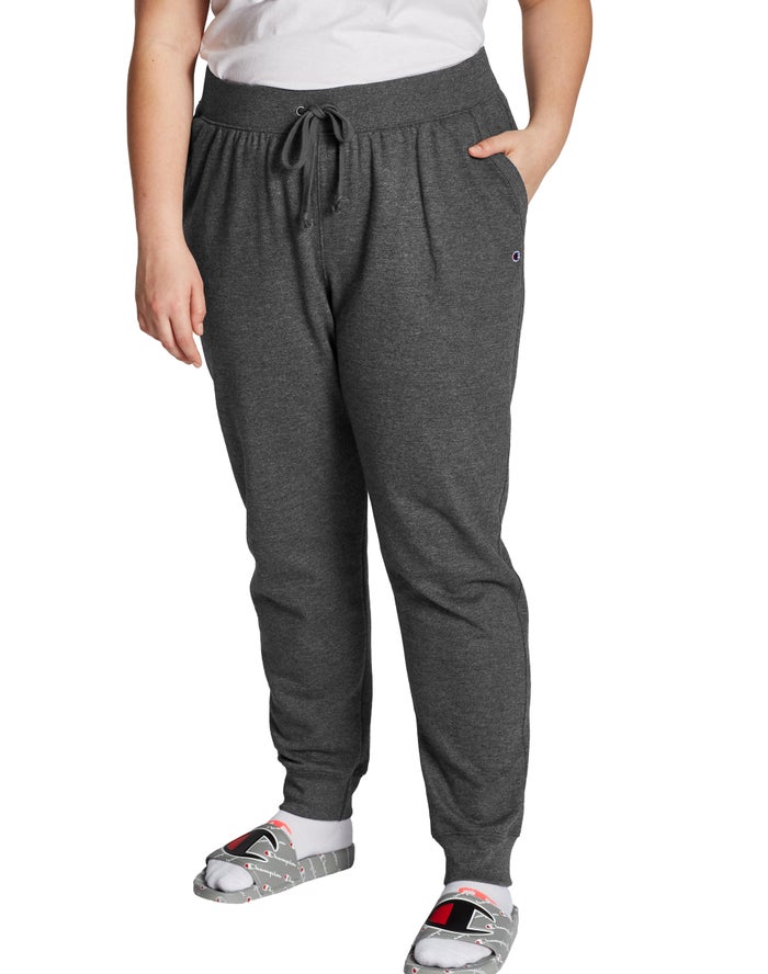 Champion Plus Powerblend Fleece Joggingbroek Dames - DonkerGrijs - Belgie 2938BZXJO